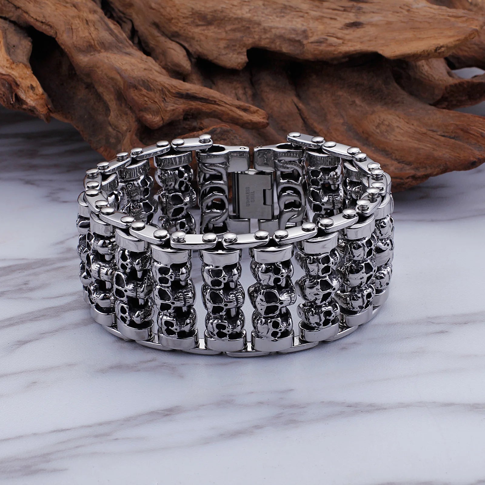 Demon Skull Wristband