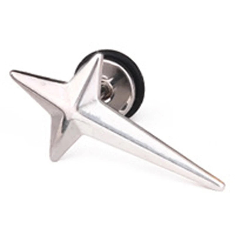 Skull Cross Screw Stud Earrings
