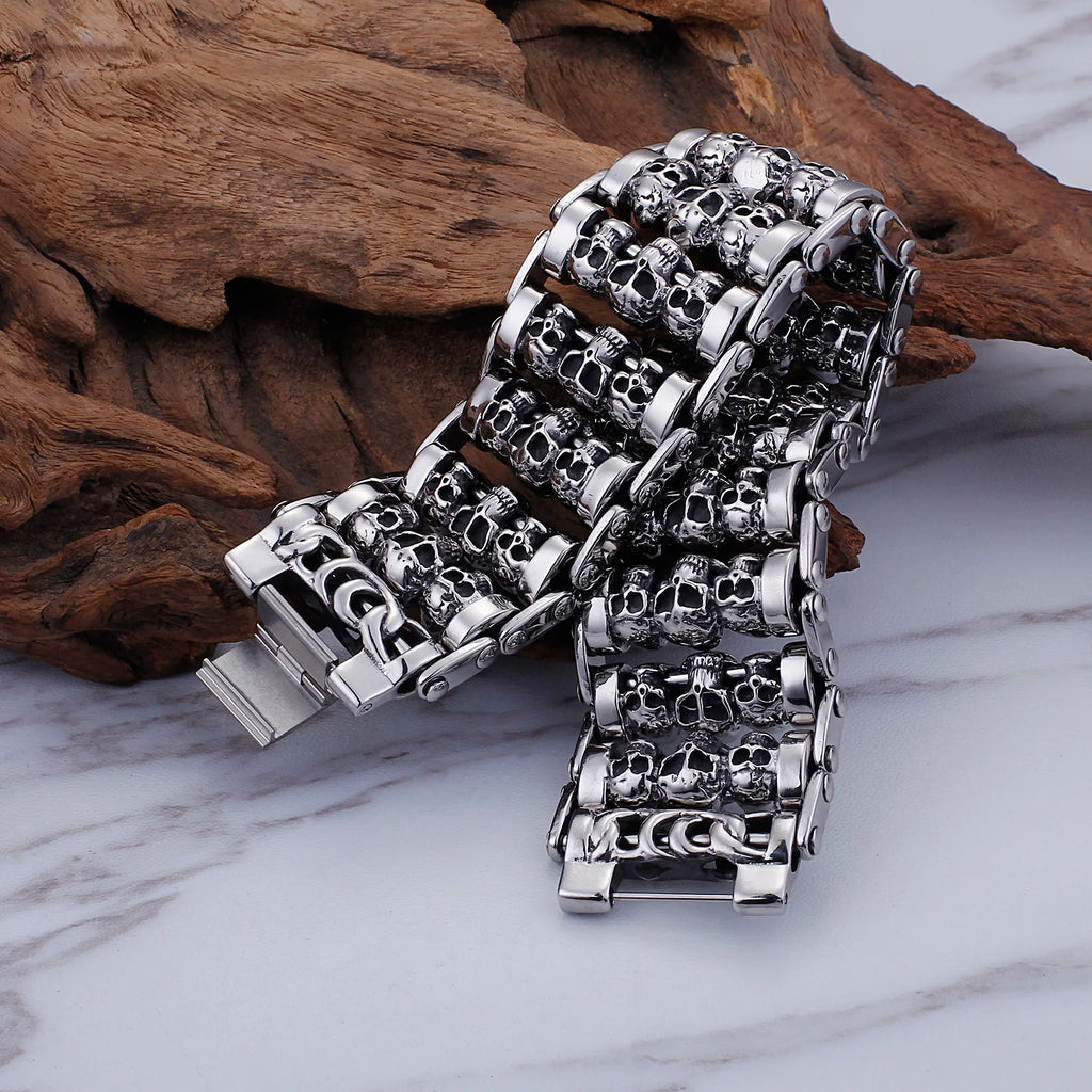 Demon Skull Wristband