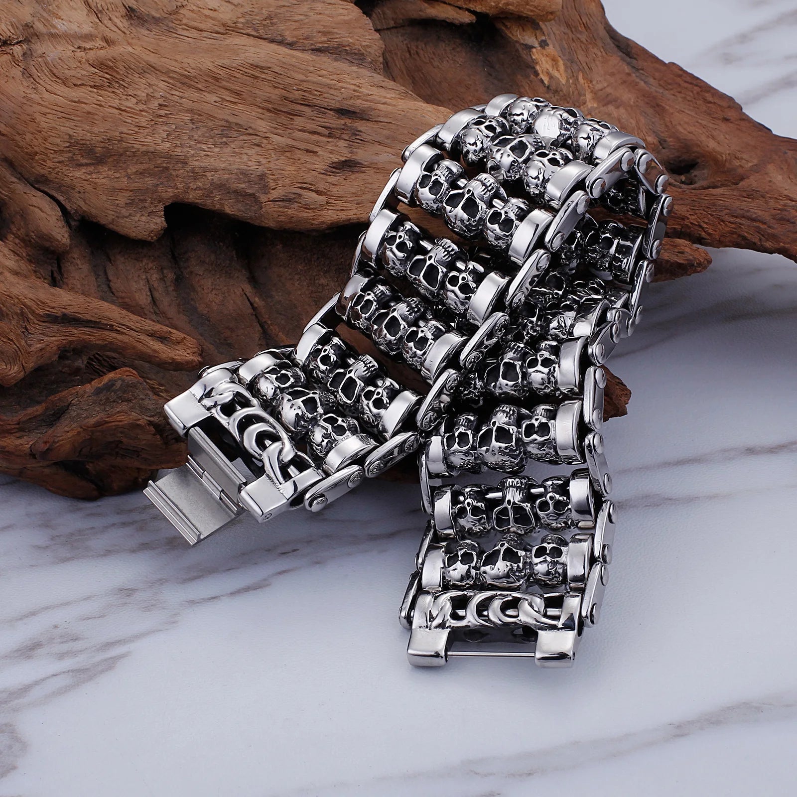 Demon Skull Wristband