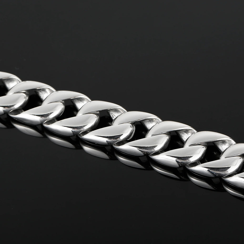 Skull Cuban Chain Bracelet