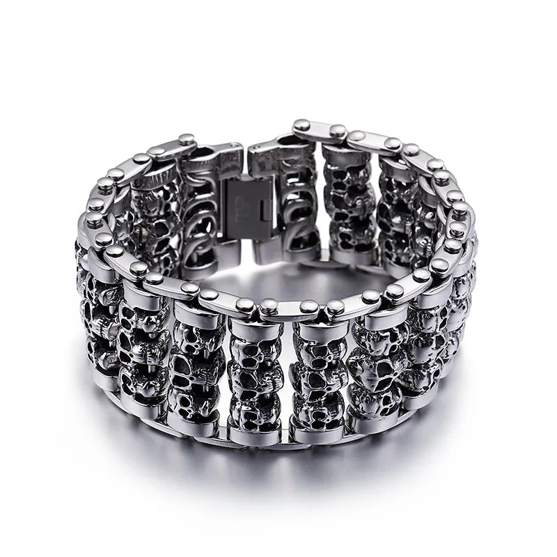 Demon Skull Wristband