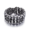 Demon Skull Wristband