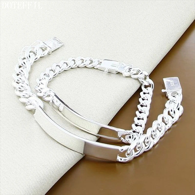 925 Sterling Silver Chain Bracelet
