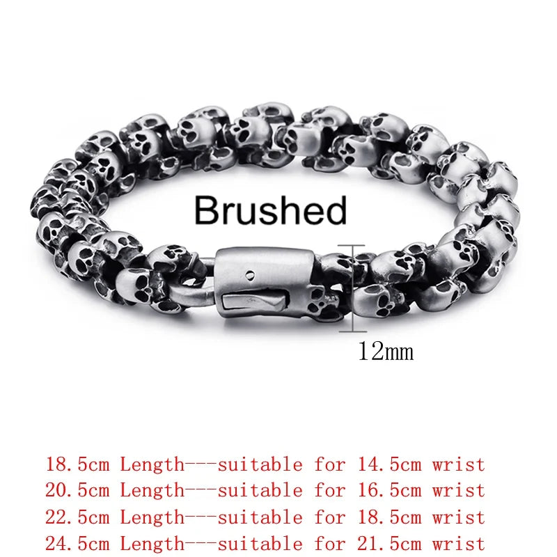 Skull Chain Bracelet