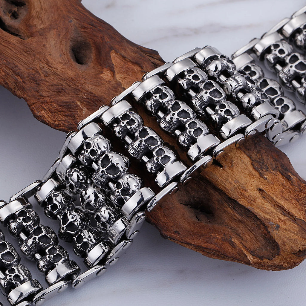 Demon Skull Wristband