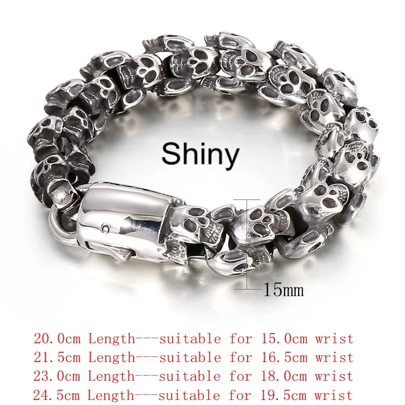 Skull Chain Bracelet