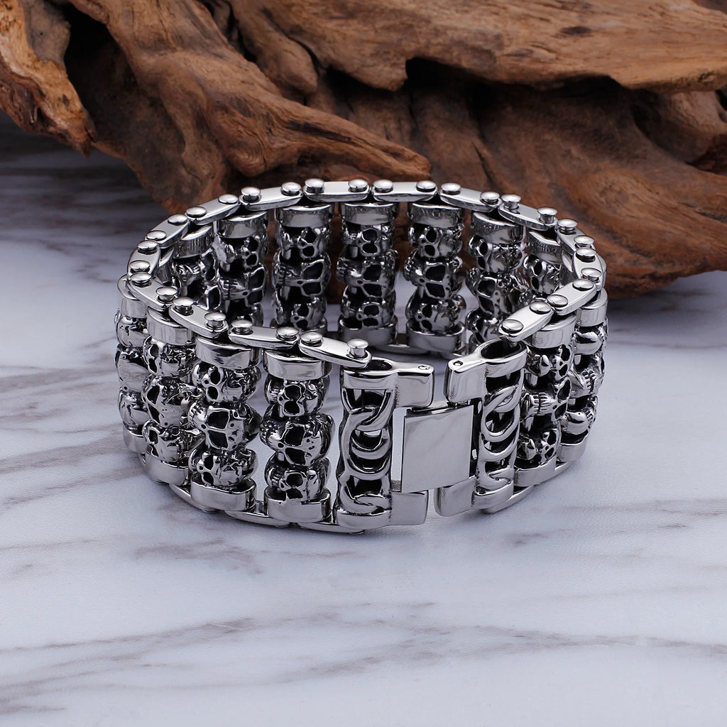 Demon Skull Wristband