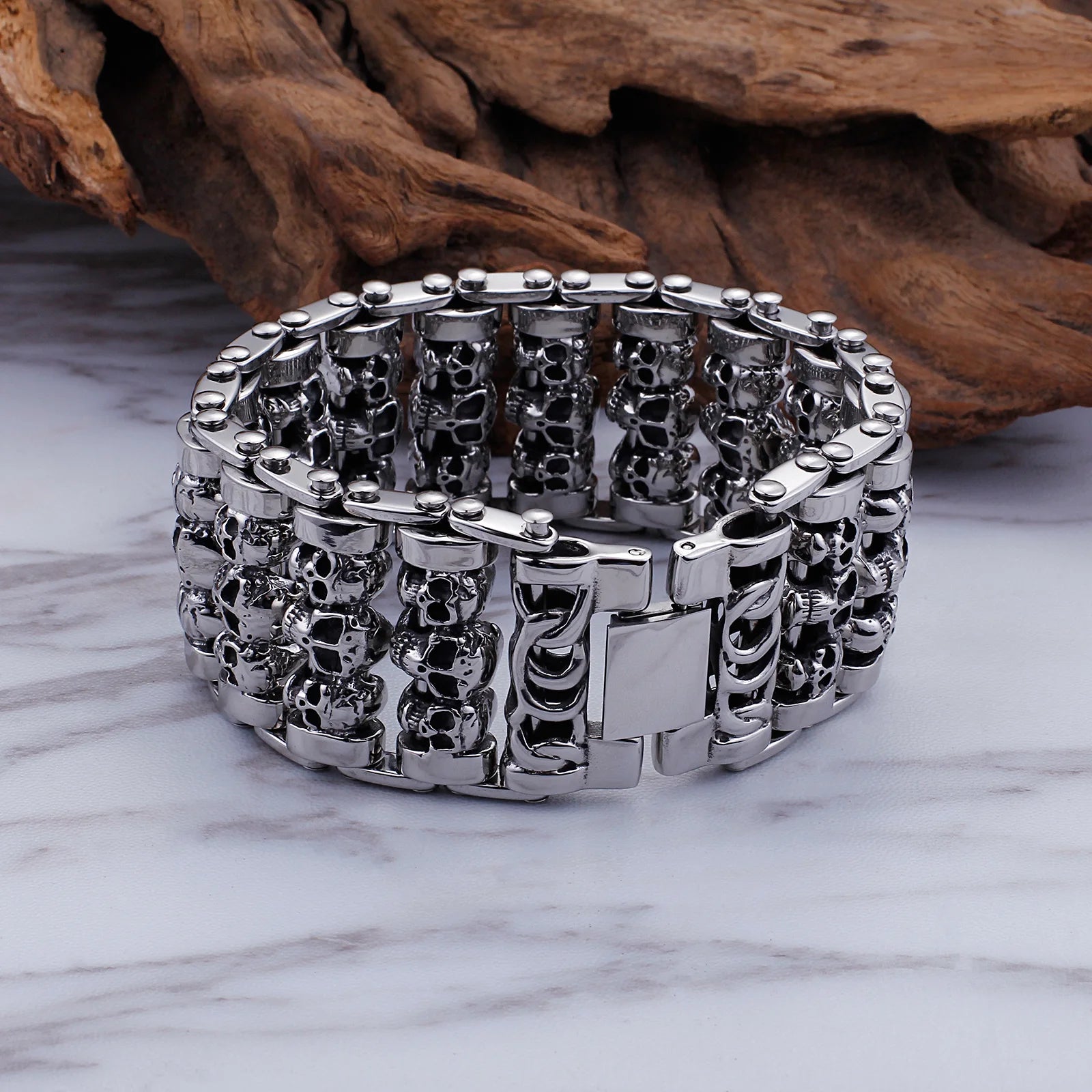 Demon Skull Wristband