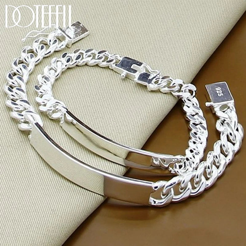 925 Sterling Silver Chain Bracelet