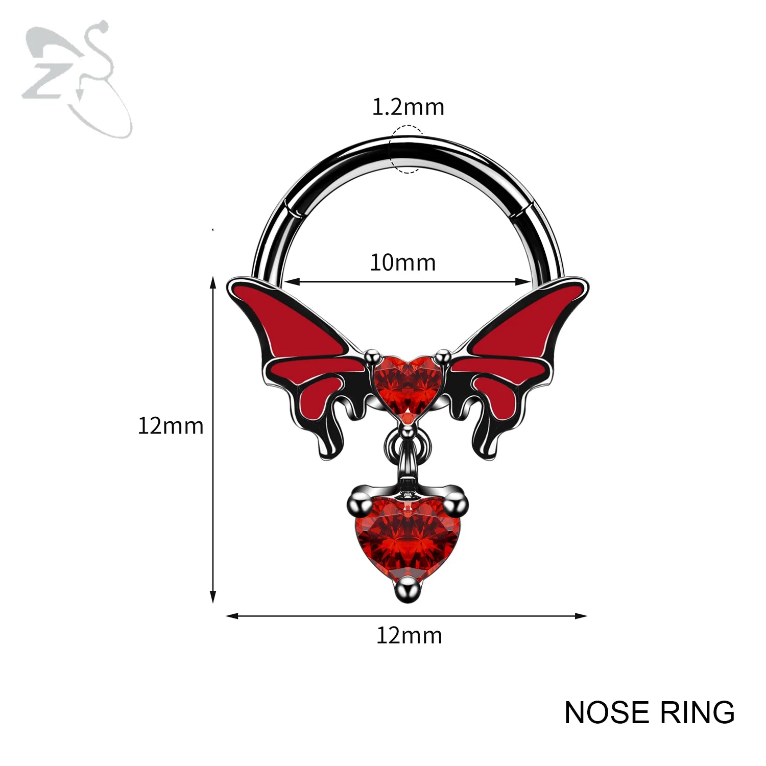 Gothic Multi-Shape Body Piercing Stud Pack