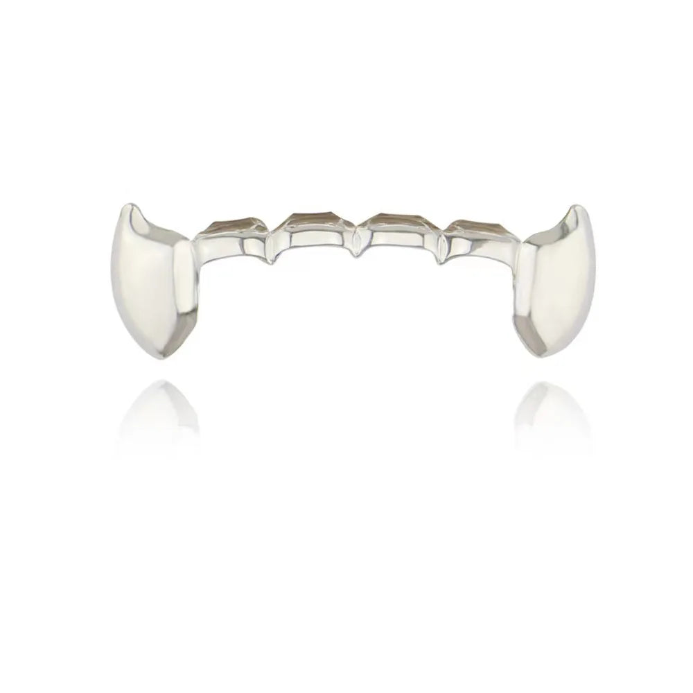 Hollowed Canine Grillz — Single-Sided Hip-Hop Tooth Cap