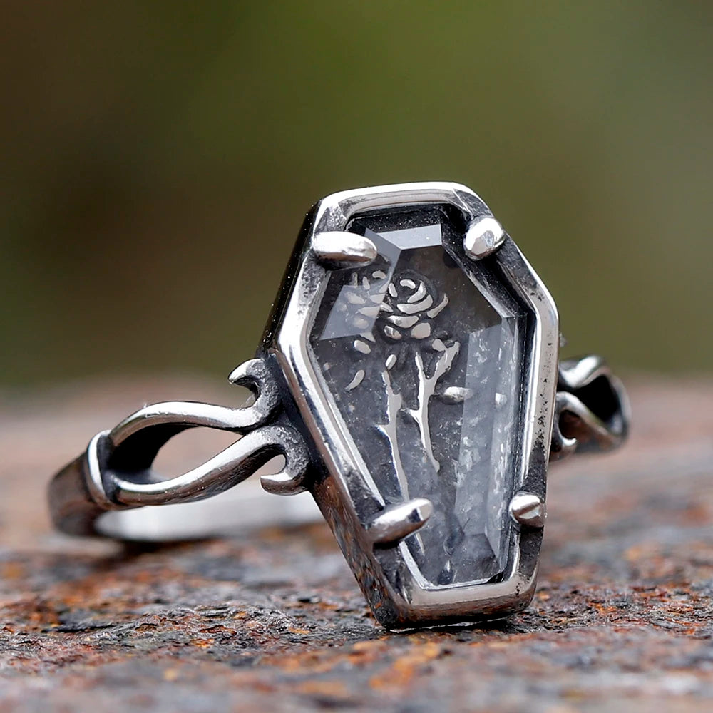 The "Eternal Rose" Coffin Ring