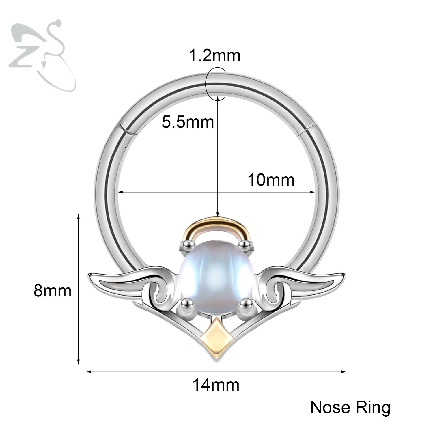 Gothic Multi-Shape Body Piercing Stud Pack