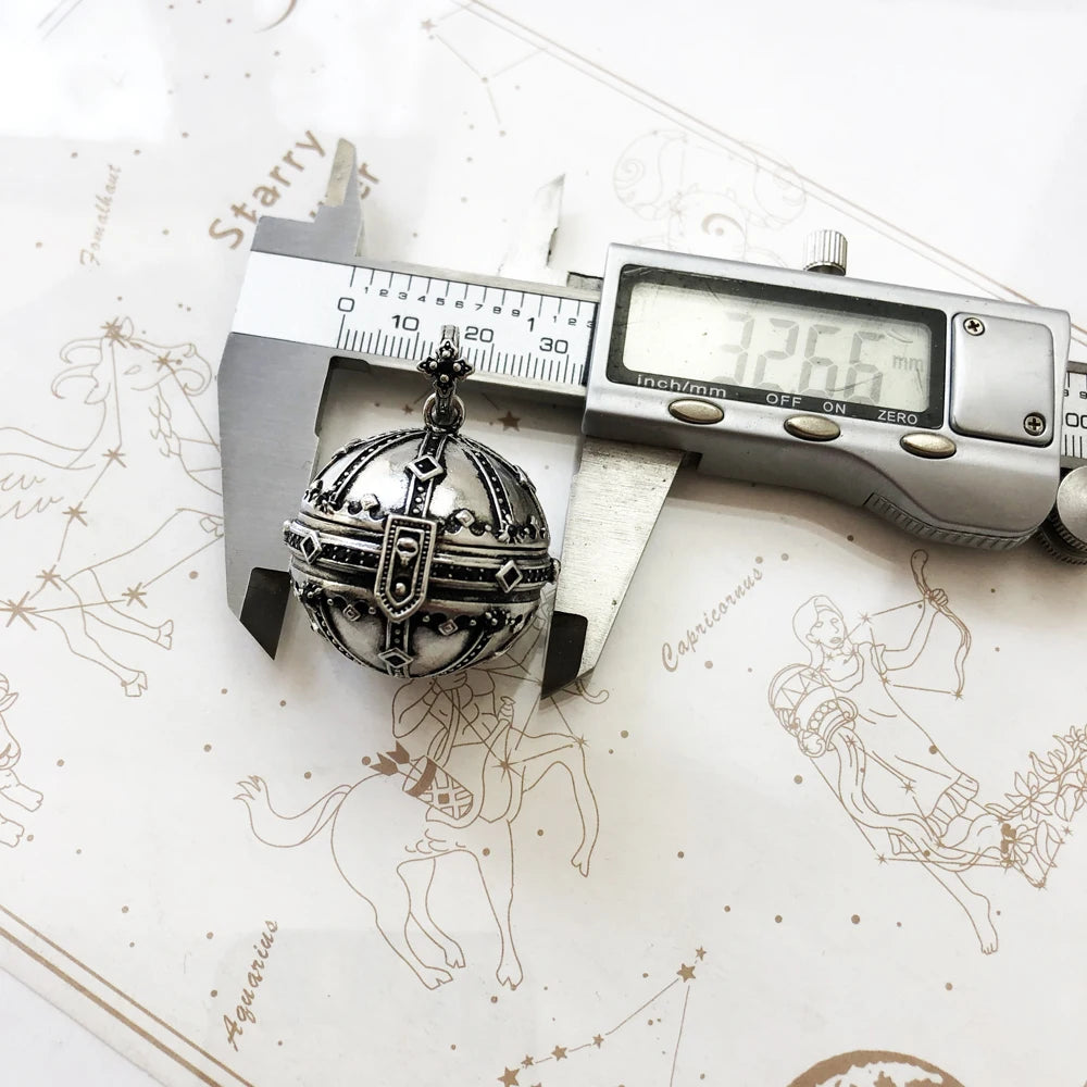 Pirate Skull Orb Pendant