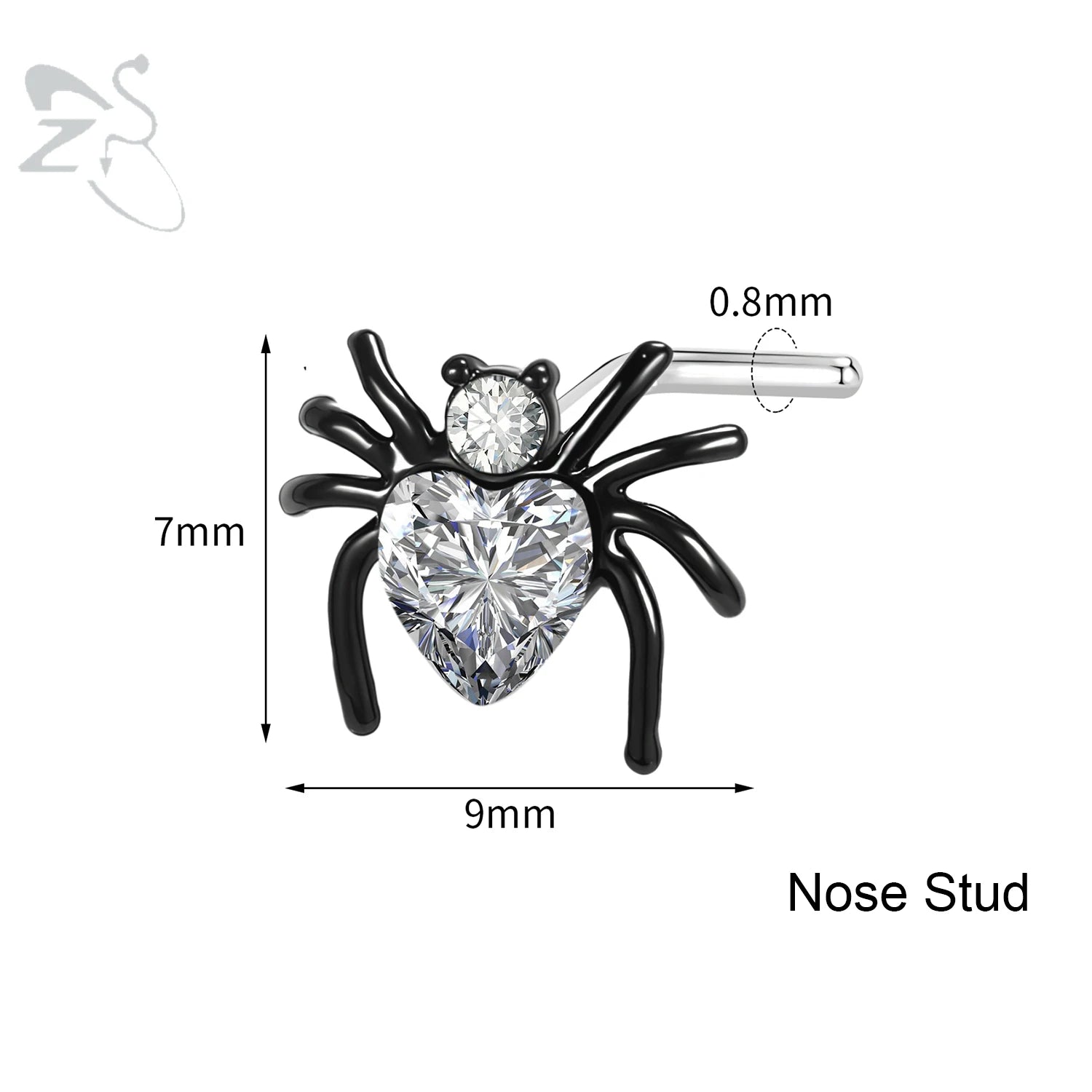 Gothic Multi-Shape Body Piercing Stud Pack