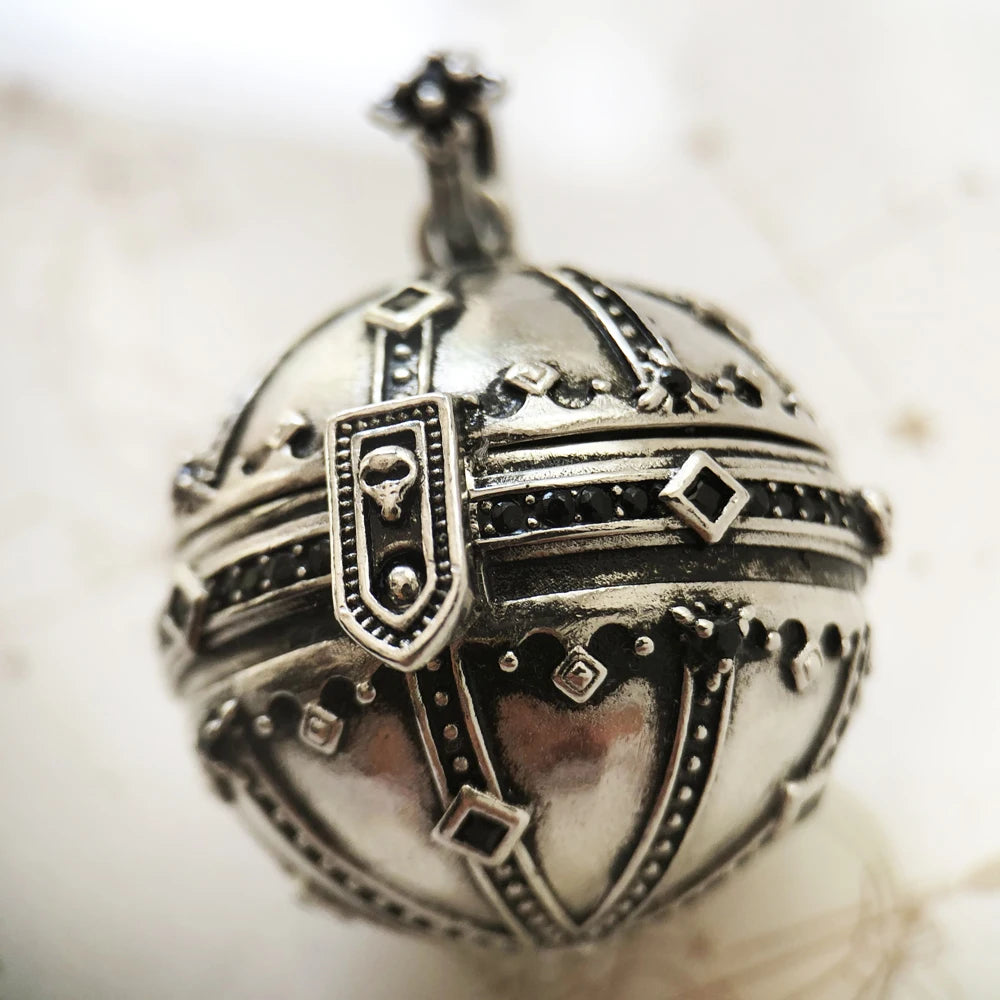 Pirate Skull Orb Pendant
