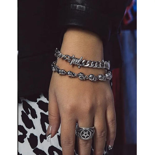 Barbed Wire Thorn Bracelet