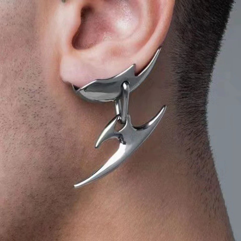 Dart Mechanical Clip-On Earrings