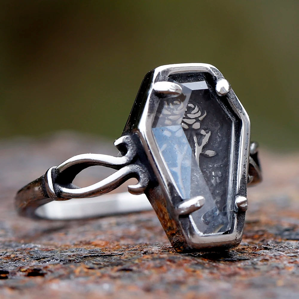 The "Eternal Rose" Coffin Ring
