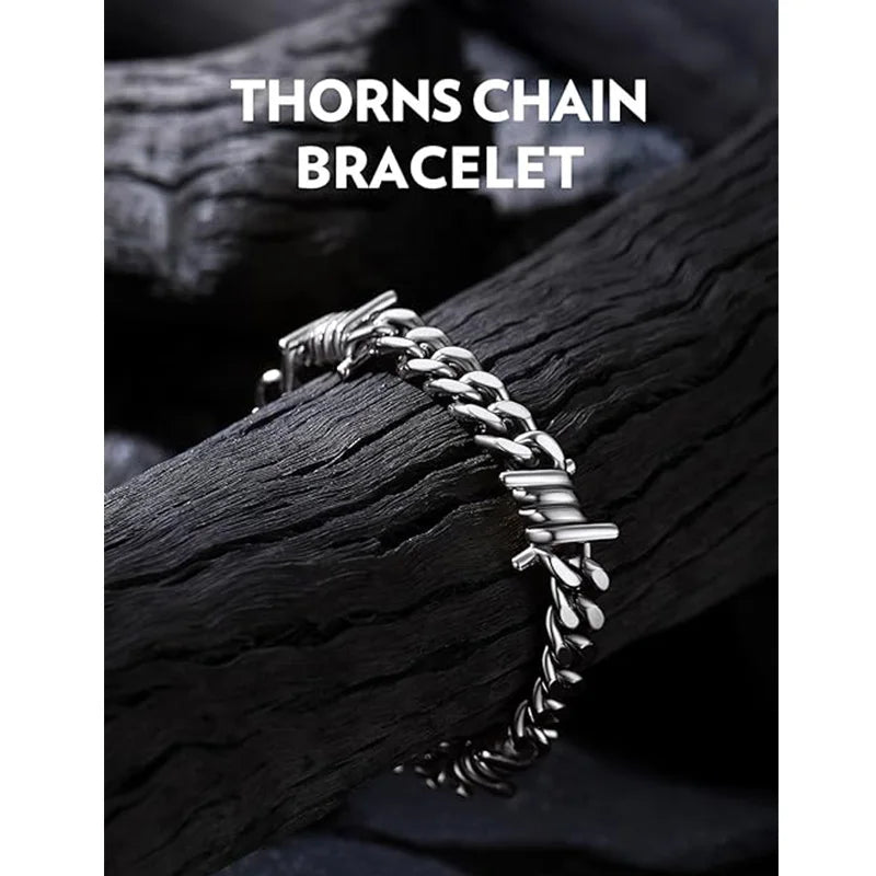 Barbed Wire Thorn Bracelet