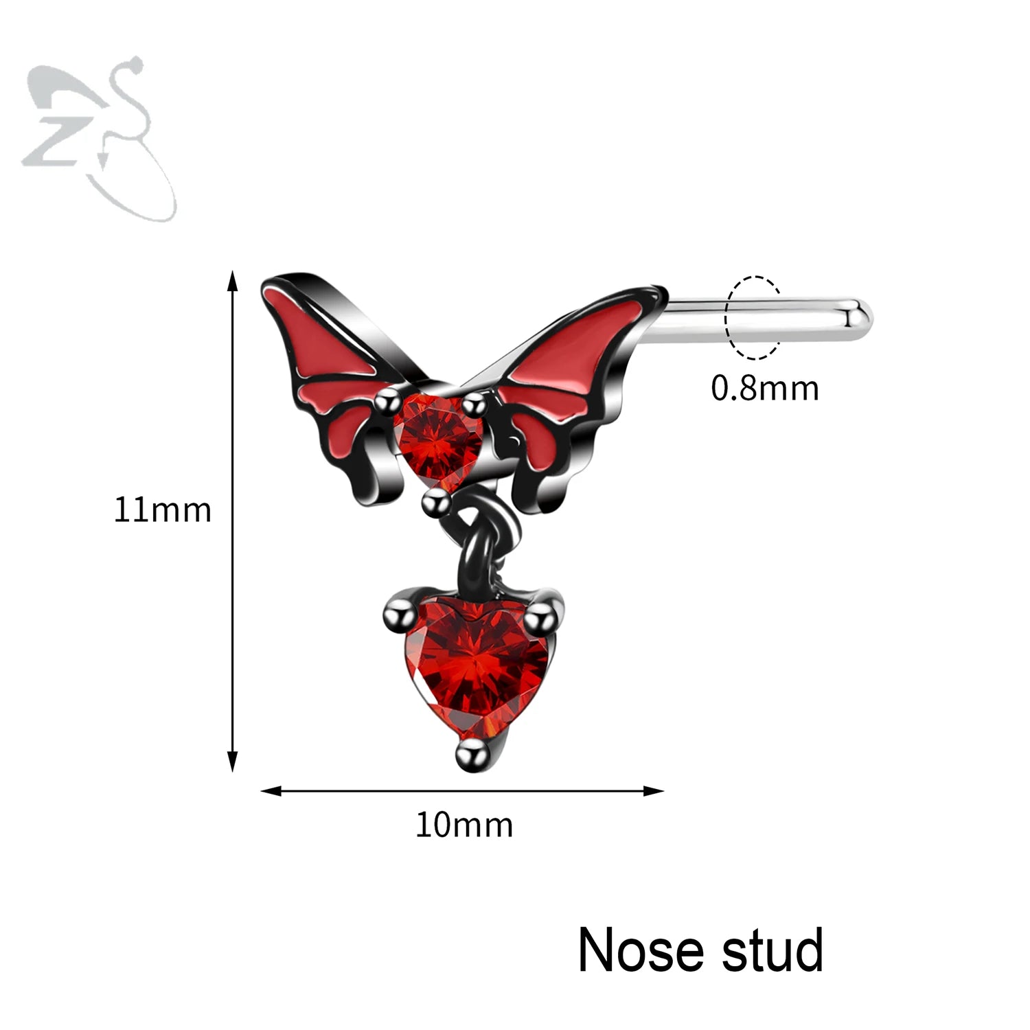 Gothic Multi-Shape Body Piercing Stud Pack