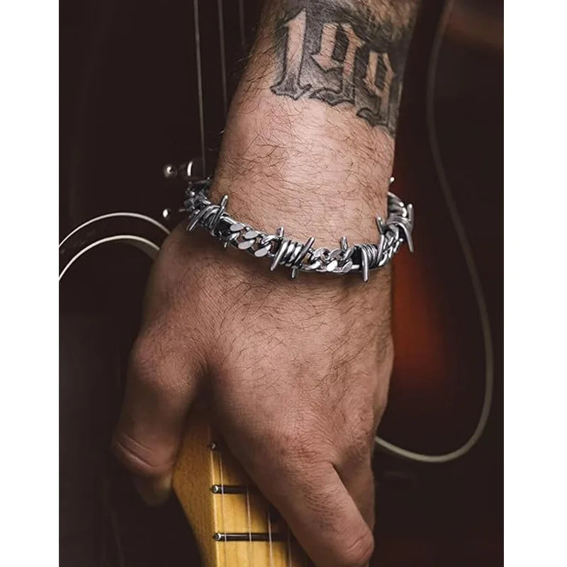 Barbed Wire Thorn Bracelet