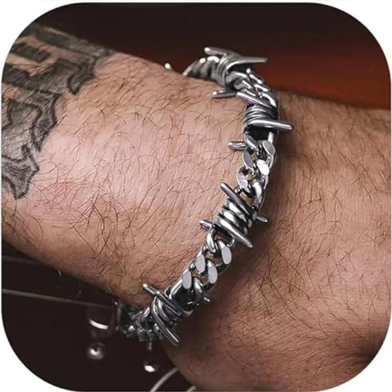 Barbed Wire Thorn Bracelet