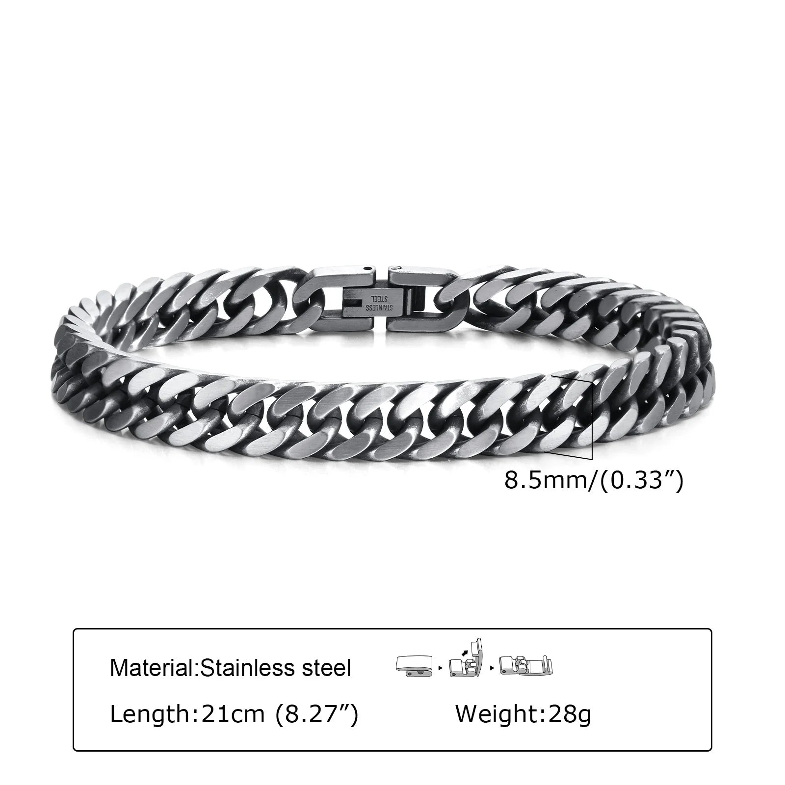 Chunky Cuban Curb Link Bracelet