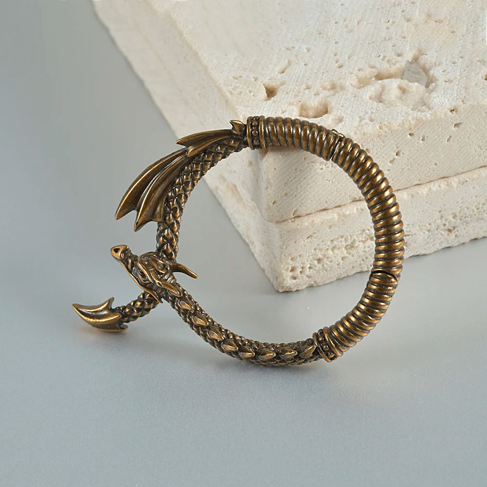 Copper Snake Skull Ear Weight & Plug