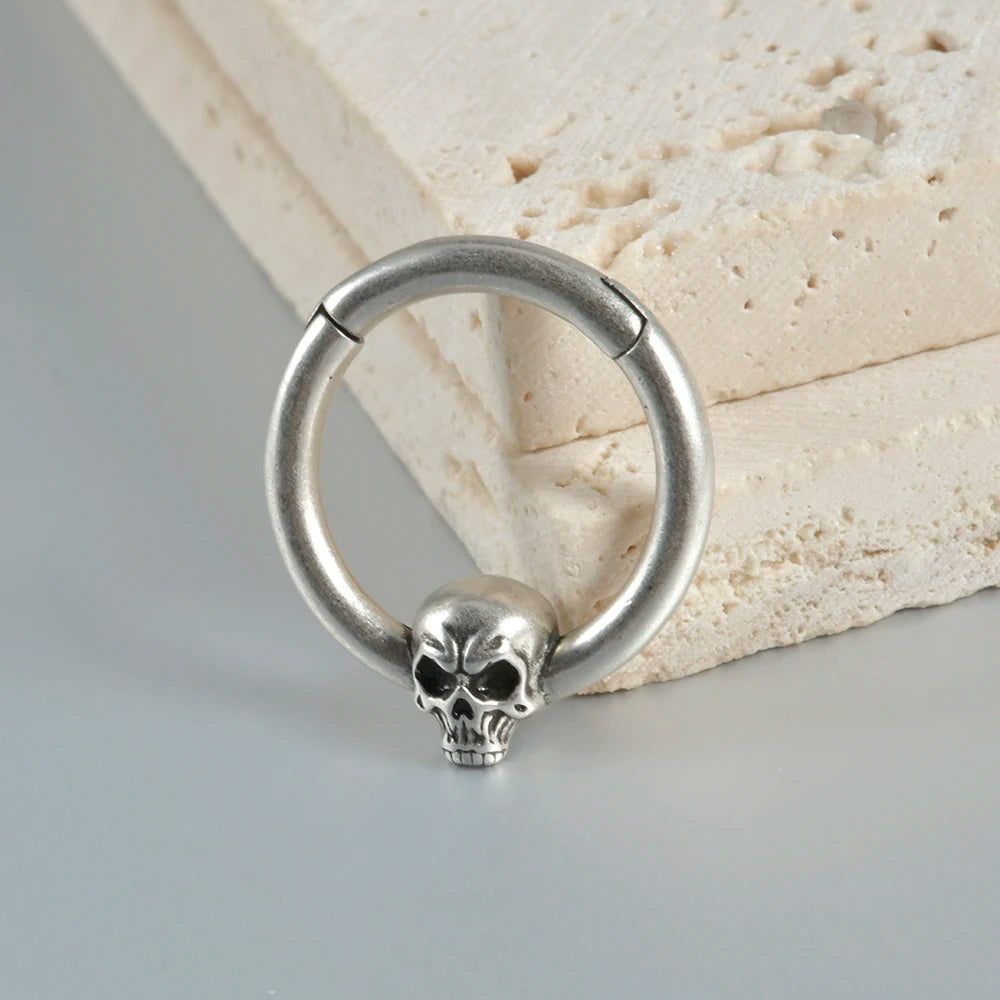 Copper Snake Skull Ear Weight & Plug