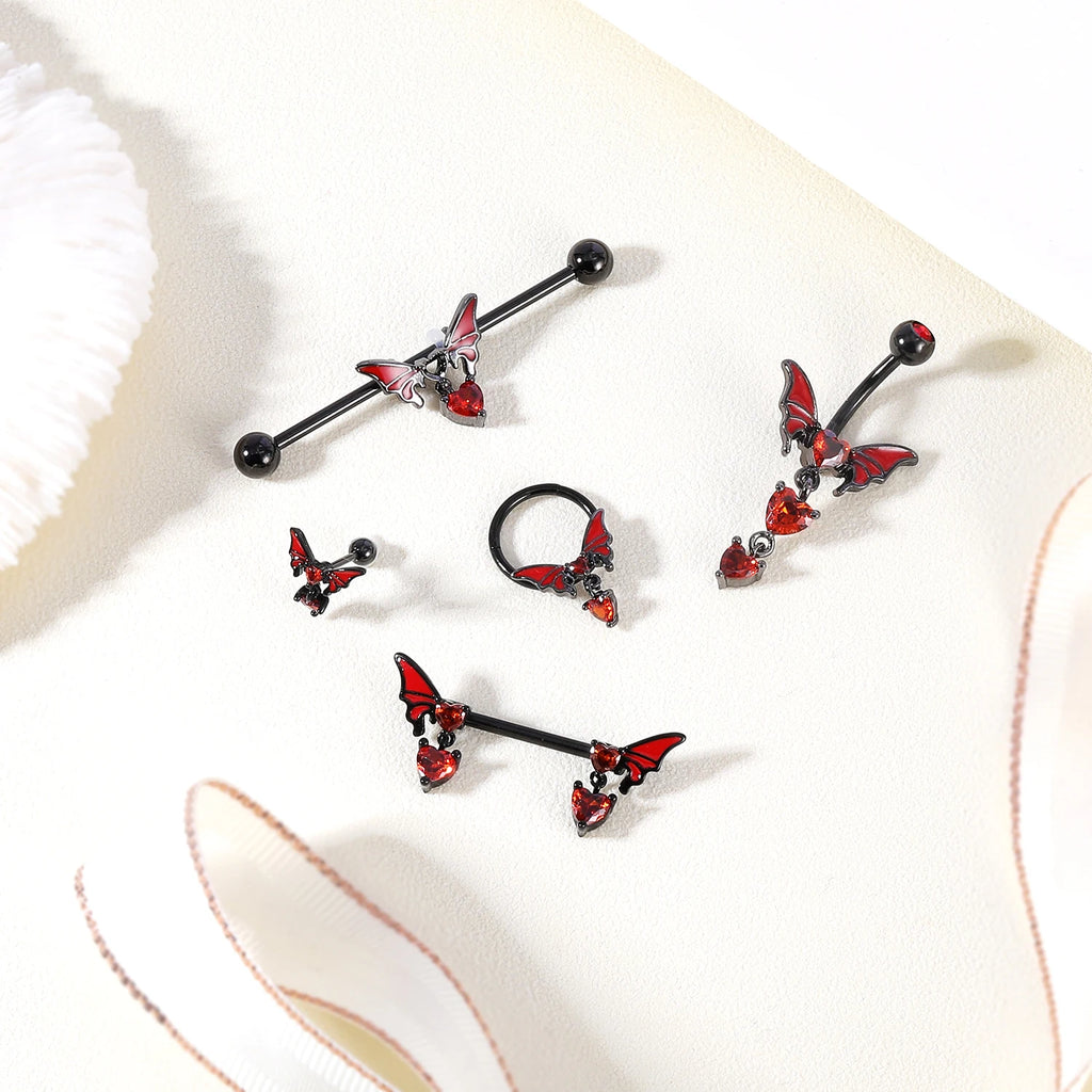 Gothic Multi-Shape Body Piercing Stud Pack