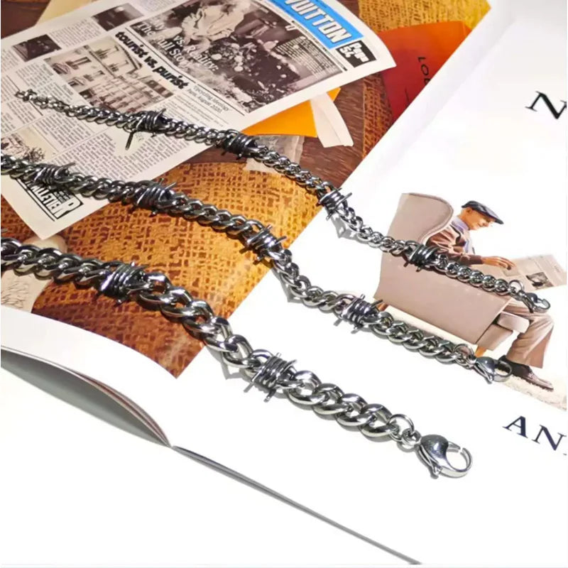 Barbed Wire Thorn Bracelet